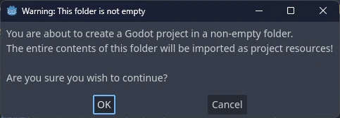 Folder is not empty