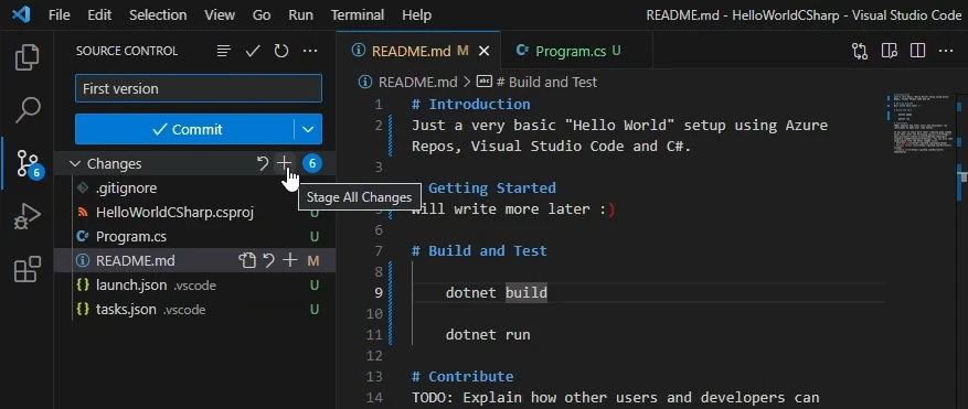 Hello World with Azure, VS Code and C# | Drygast.NET