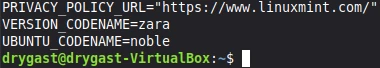 "noble" = Ubuntu 24
